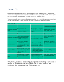 Game On - Camp BB Riback