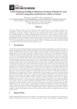 A Self-Adapting Intelligent Optimized Analytical Model for team