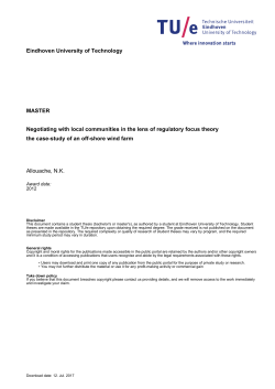 Negotiating with local communities in the lens of regulatory focus