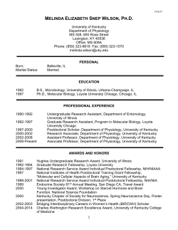 Melinda Elizabeth Wilson