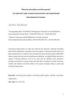 Supplement 8: University type differences in the