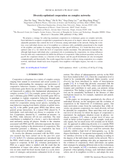 Diversity-optimized cooperation on complex networks