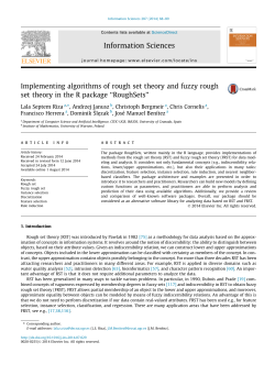 Implementing algorithms of rough set theory and fuzzy rough set
