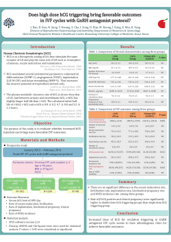 Does high dose hCG triggering bring favorable outcomes in IVF