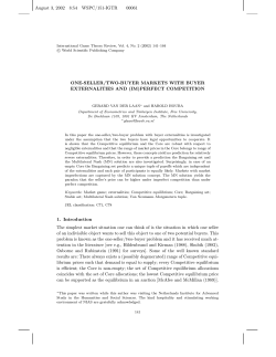 August 3, 2002 8:54 WSPC/151-IGTR 00061 ONE