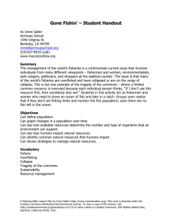 Gone Fishin` &ndash; Student Handout