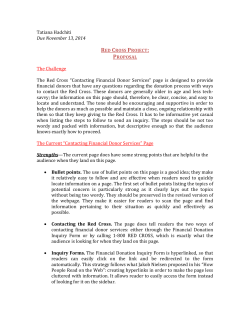 WRIT_Red Cross_Proposal