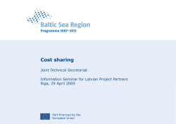 Cost sharing agreement