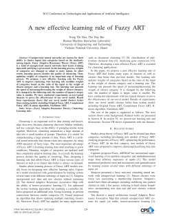 A New Effective Learning Rule of Fuzzy ART