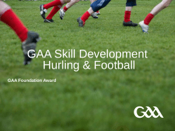 Skill Development Hurling/Football