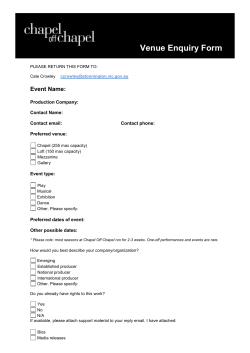 HERE - Chapel Off Chapel