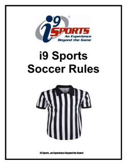 Coach`s Manual Outline