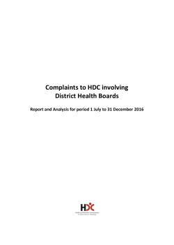 1.0 Number of complaints received
