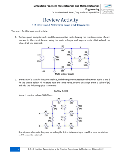 Ohm&acute;s and Networks Laws - Editorial Digital Tecnol&oacute;gico de