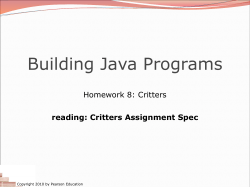 Building Java Programs