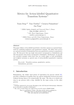 Metrics for Action-labelled Quantitative Transition Systems