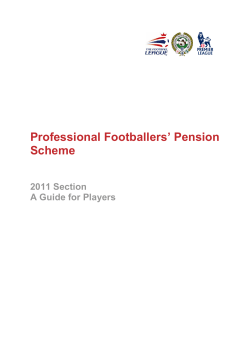 Professional Footballers` Pension Scheme