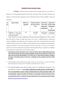 Guideline for Online Payments at e