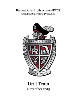 Pirate Battalion Drill Team Team Contract
