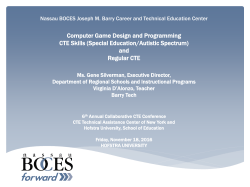 Computer Game Design and Programming CTE Skills (Special