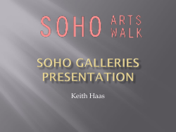 SOHO Galleries Presentation