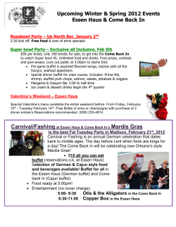 Super bowl Party – Exclusive all Inclusive, Feb 5th