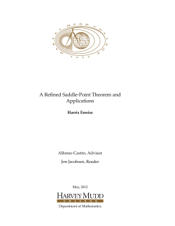 A Refined Saddle Point Theorem and Applications