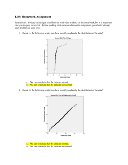 L05: Homework Assignment Instructions: You are encouraged to