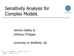 Jeremy Oakley - The University of Sheffield