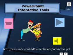 PowerPoint: InterActive Tools