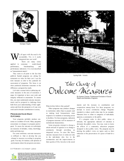 Programs Have Many Outcomes