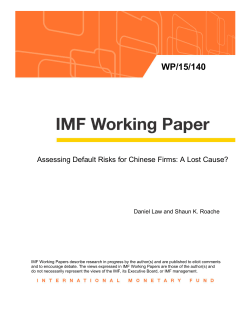 Assessing Default Risks for Chinese Firms
