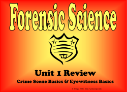 Forensic Science - The Science Spot