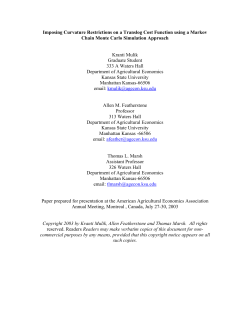 Imposing Curvature Restrictions on a Translog Cost Function using
