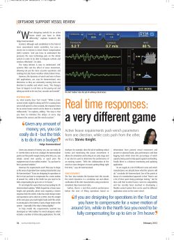Real time responses: a very different game
