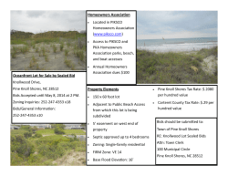Oceanfront Lot for Sale by Sealed Bid Knollwood Drive, Pine Knoll