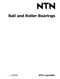 NTN ball and roller bearings