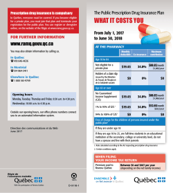 The Public Prescription Drug Insurance Plan