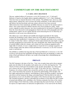 THE FIRST BOOK OF MOSES (GENESIS)
