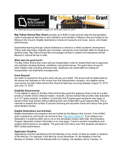 Big Yellow School Bus Grant provides up to $300 to help schools
