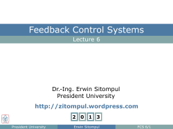 Chapter 5 The Root-Locus Design Method