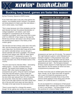 Bucking long trend, games are faster this season