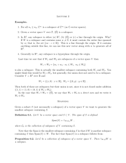 2. Given a vector space V over F