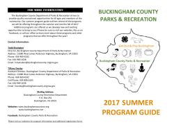 Buckingham County Youth League 2017 District and State