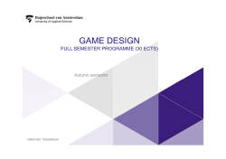GAME DESIGN GAME DESIGN