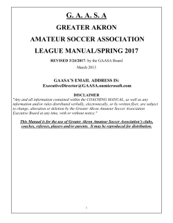 League/Coach Manual