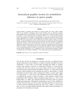 Edit distance graphlet kernels - Computer Science: Indiana University