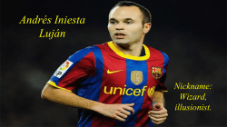 Andr&eacute;s Iniesta Luj&aacute;n