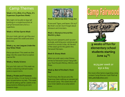 Camp Activities - www.MemberStatements.com!