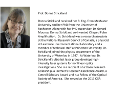 Biography of the speakers